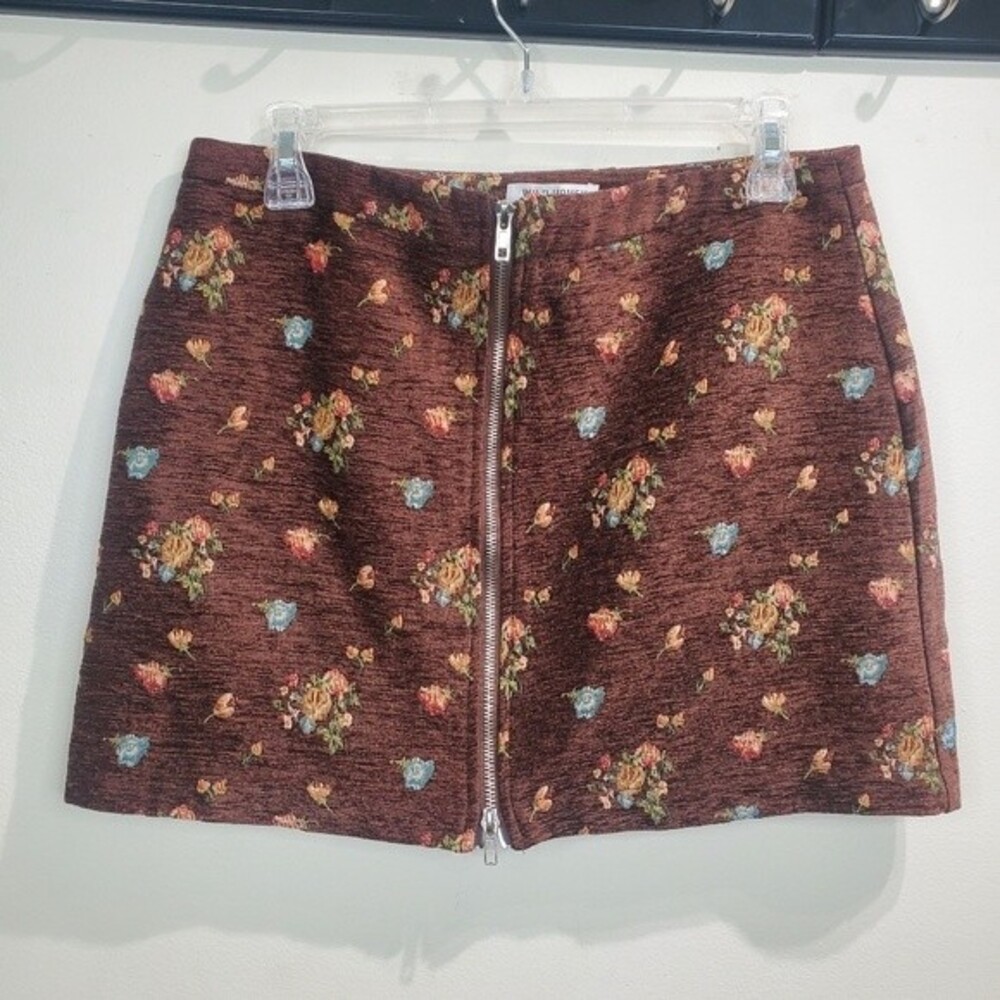 Wild honey mini skirt with full zipper size large